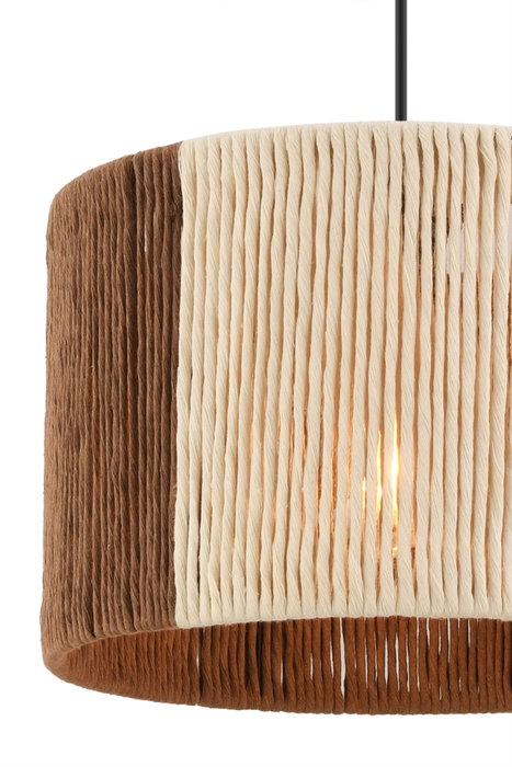 Opviq Lámpara de araña Cane Beige y Marrón Opviq Lámpara de araña Cane Beige y Marrón